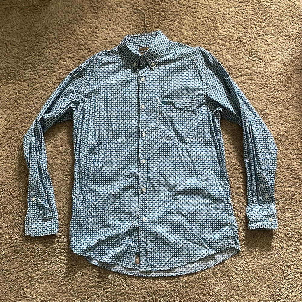 Ariat fitted stretch western shirt large